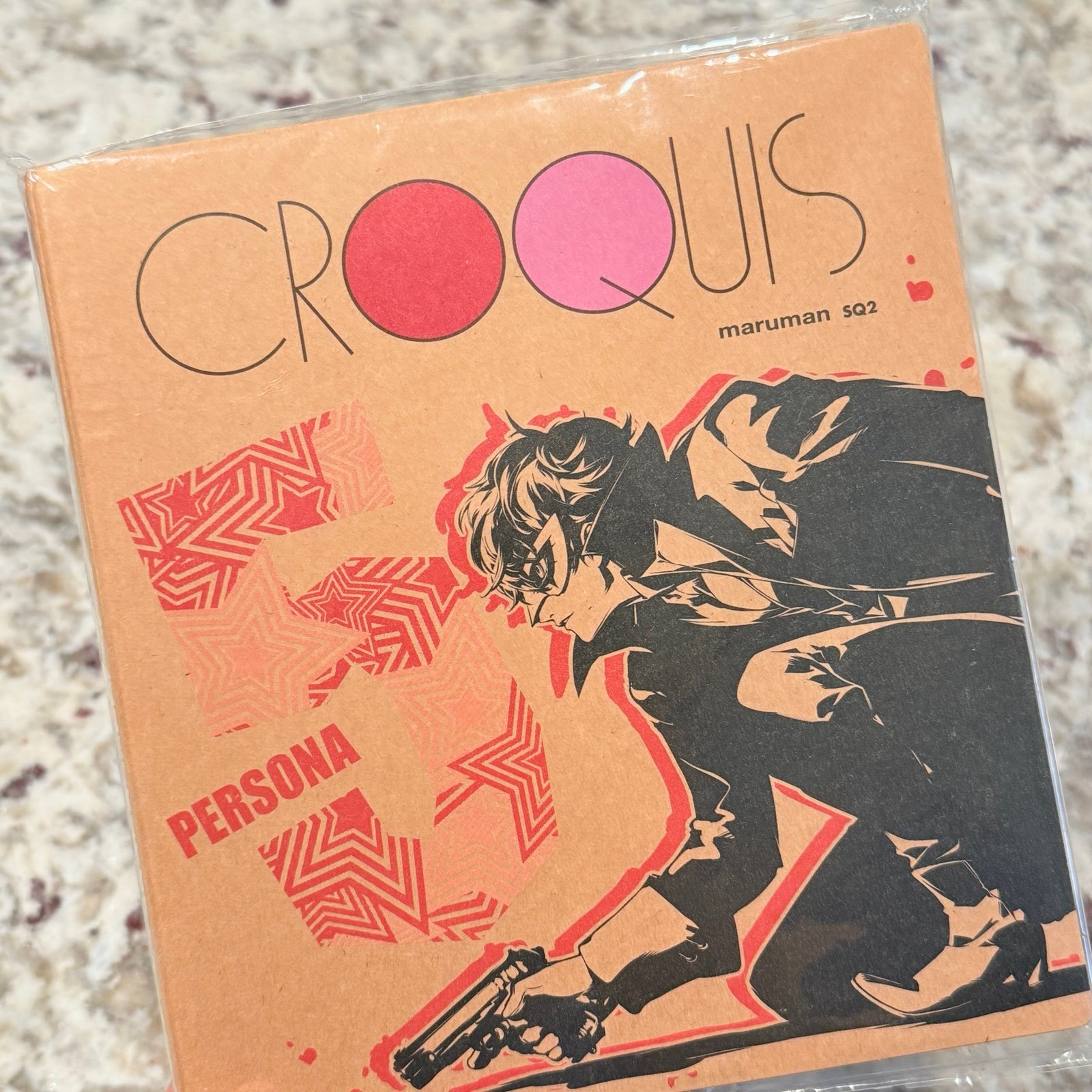 Persona 5 Joker sketchbook - CROQUIS Japan official ATLUS collab sketchpad!