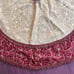 Vintage jacquard tree skirt