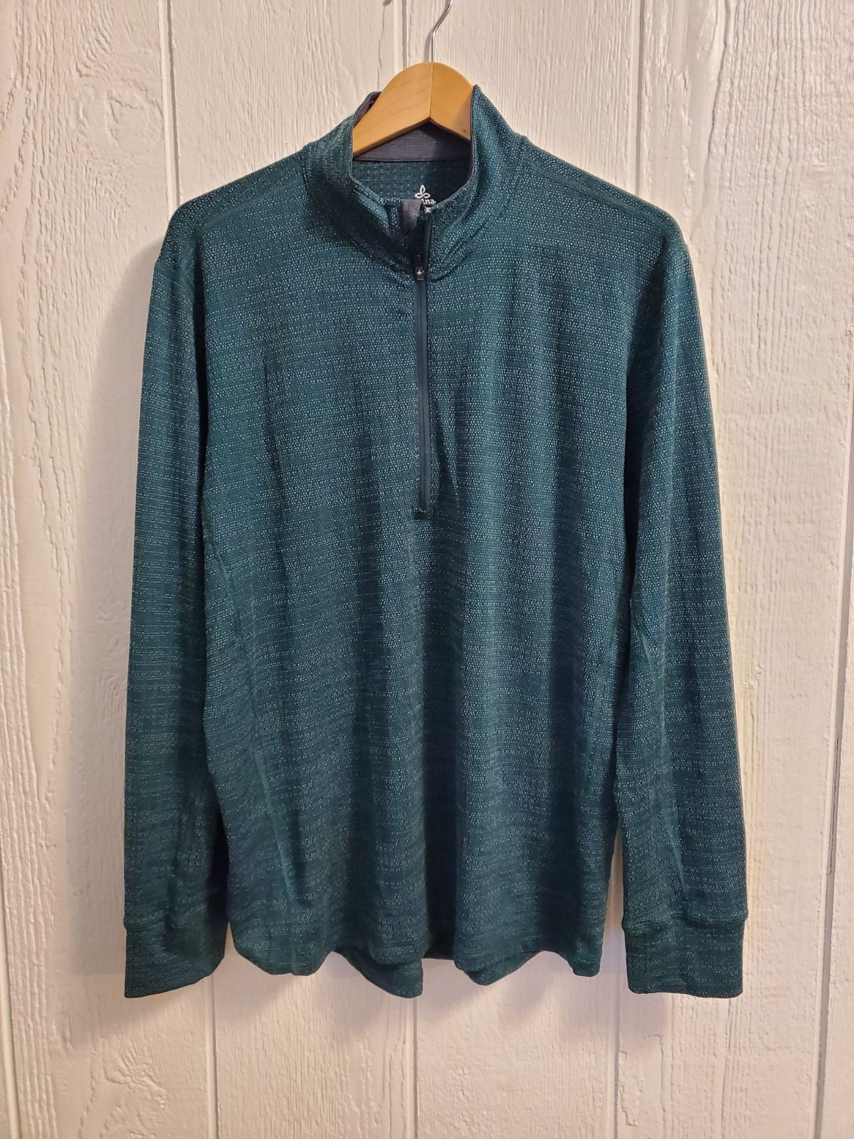 Prana Breathe quarter zip up szL
