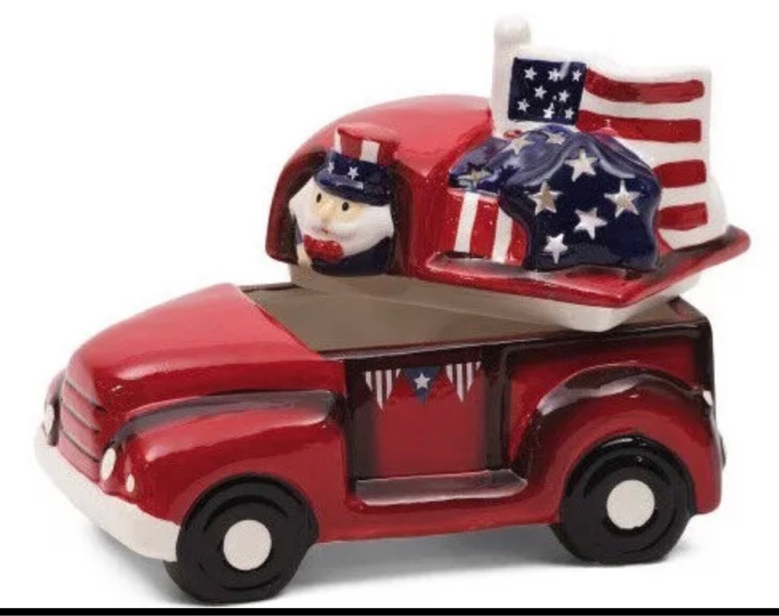 Mr. Liberty LED Patriotic Cookie Jar With Uncle Sam