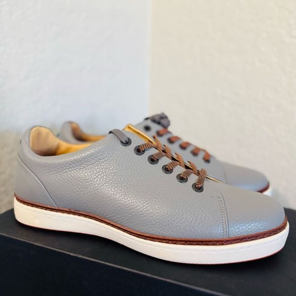 Royal Albartross PONTIAC V2 Spikeles Leather Welt Golf Shoe, Size 12, Slate NWT