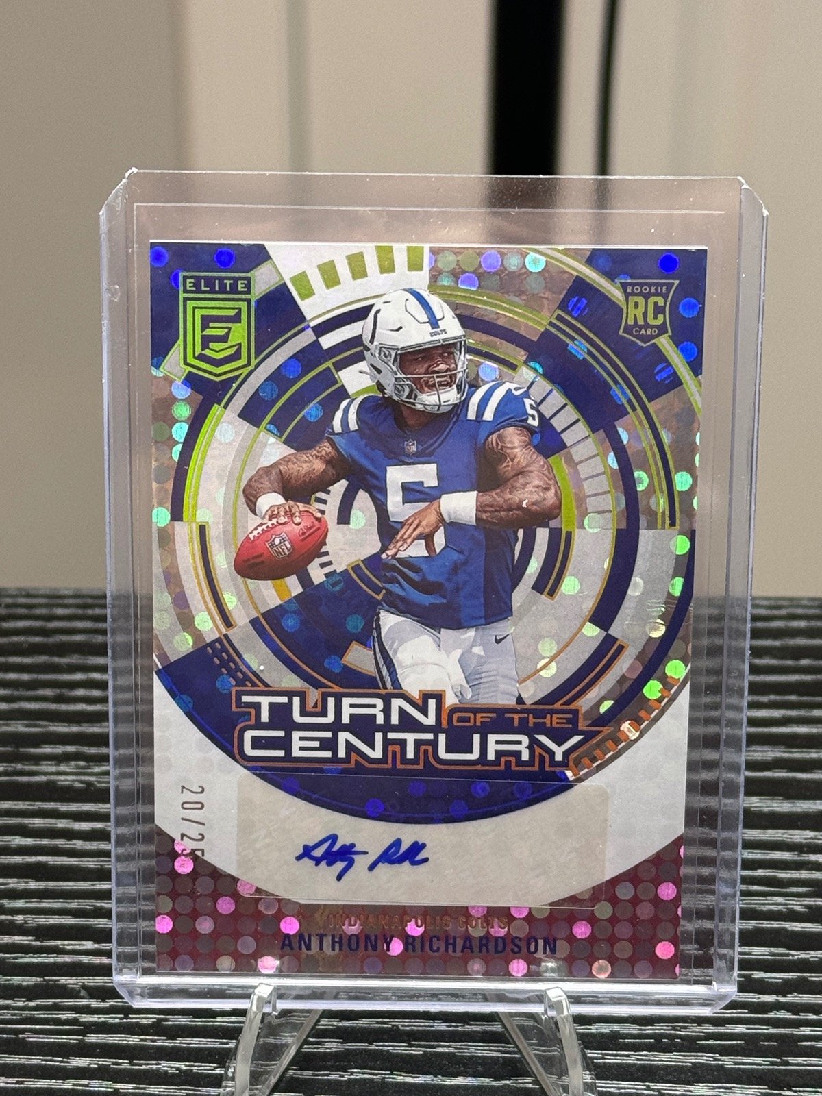 Anthony Richardson 2023 Elite #TC-ARI Turn of The Century Rookie Auto /25 Colts