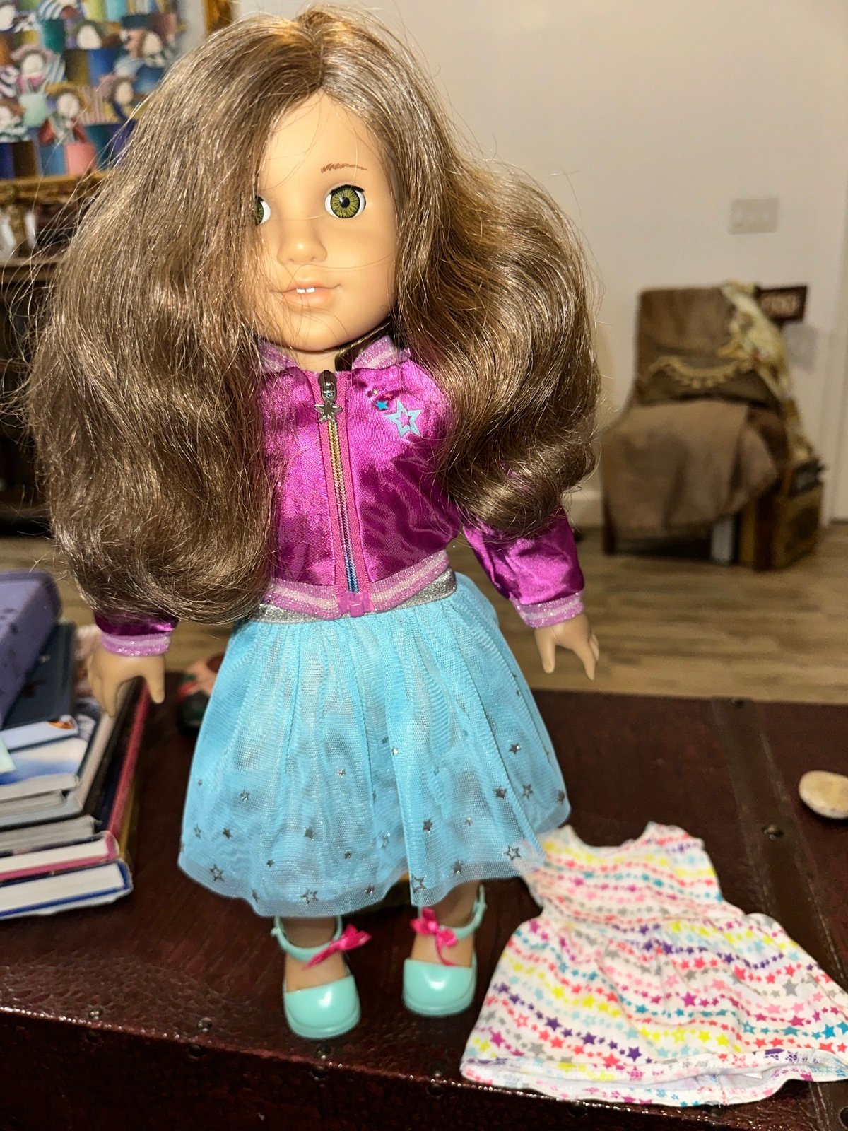 American Girl Doll Rebecca in Sparkle and Shine Outfit