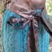 Jade Lace Apron Brown Trim Oktoberfest Aprons Costume Wedding Kitchen Tea Party