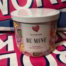 Be Mine Candy Hearts 3 wick candle