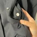 Lululemon and go swing trench packable hooded zip up jacket size 8