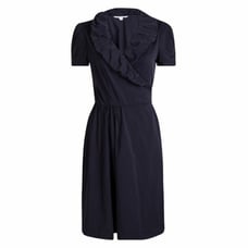 Diane von Furstenberg Bethania Wrap Black Dress Size 4
