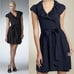 Diane von Furstenberg Bethania Wrap Black Dress Size 4