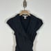 Diane von Furstenberg Bethania Wrap Black Dress Size 4