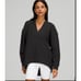 Lululemon Black Rippled V-Neck Pullover Size 2