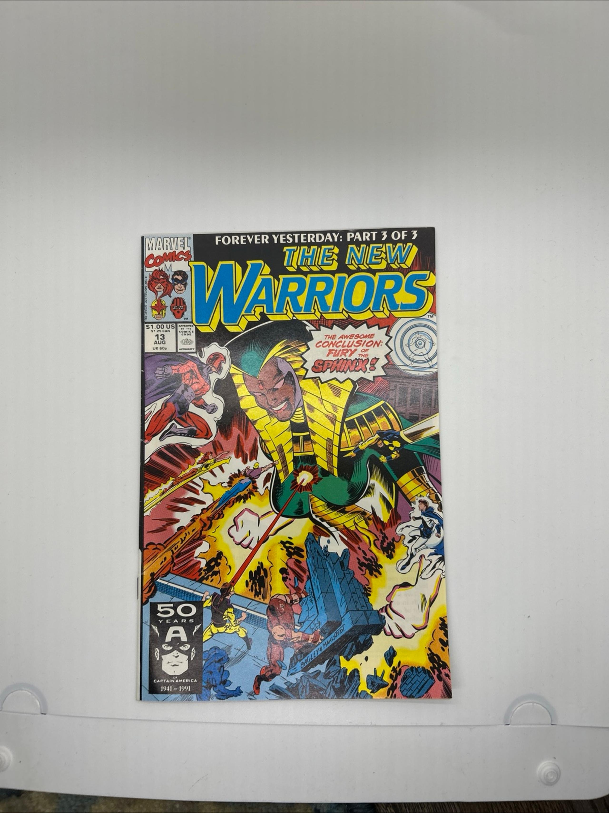 The New Warriors #13 (Marvel Comics July 1991)