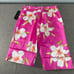 Lauren Ralph Lauren PETITE Capri Pants Women's 6P Mid Rise Pink Hibiscus NWT