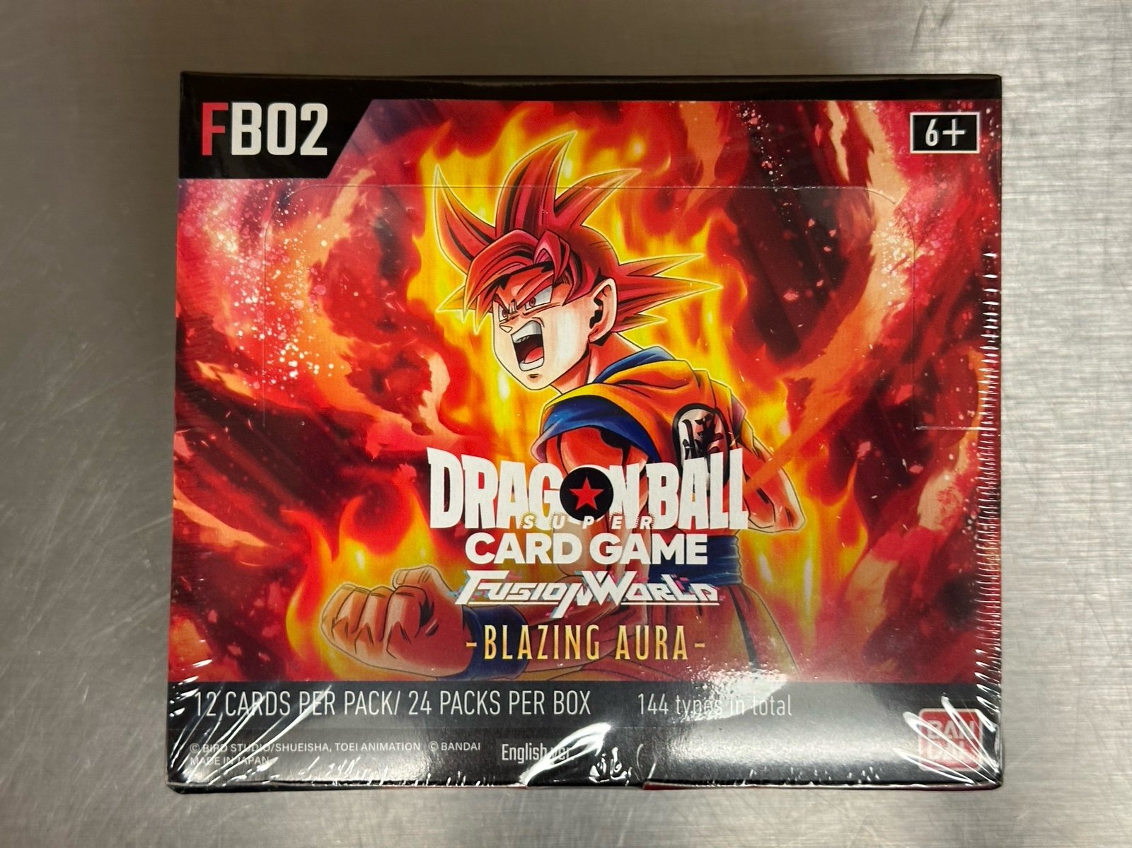 DRAGON BALL SUPER FUSION WORLD: BLAZING AURA ENGLISH BOOSTER BOX FB02