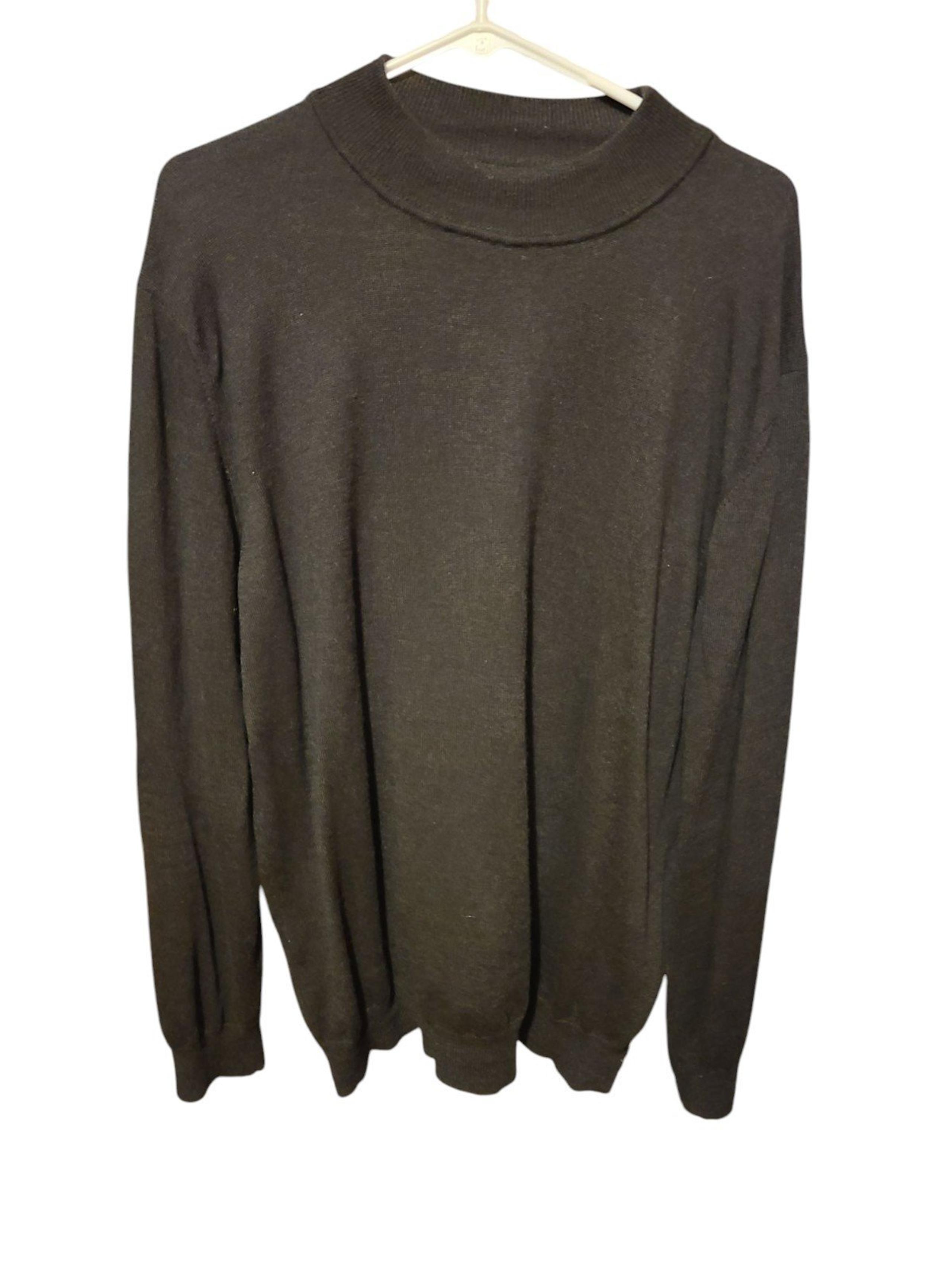 Nordstrom Pullover Crewneck 100% Extra Fine Merino Wool Sweater Mens Size XL
