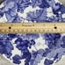 Ceramica Quadrifogloio Bread & Butter Plates. Set of 5 White Blue Grapes Print