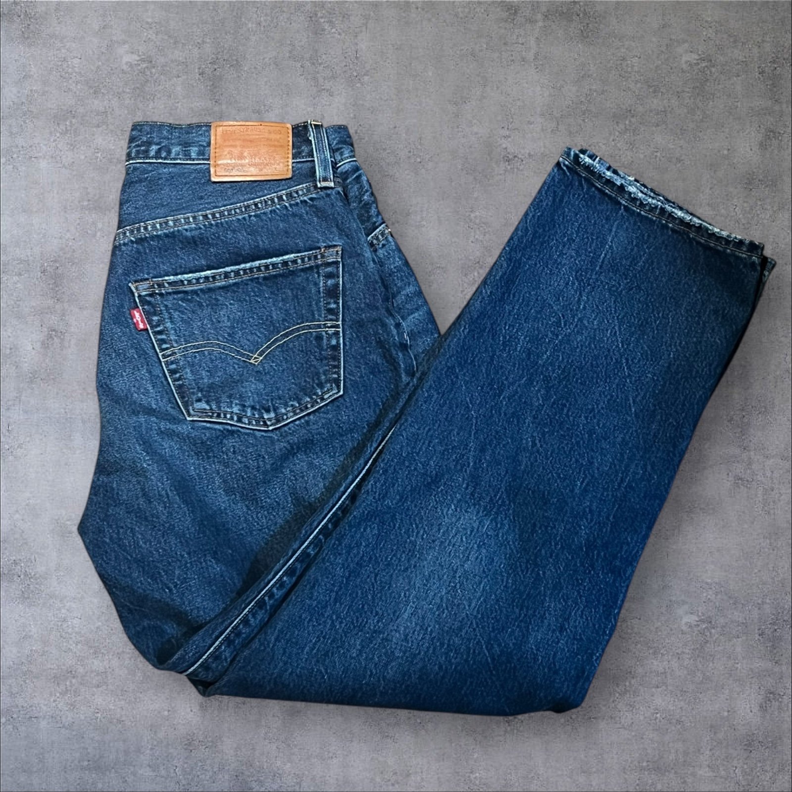 Levi’s 501 Button Fly 90s LVC Selvedge Denim Blue Jeans Redline 28x28