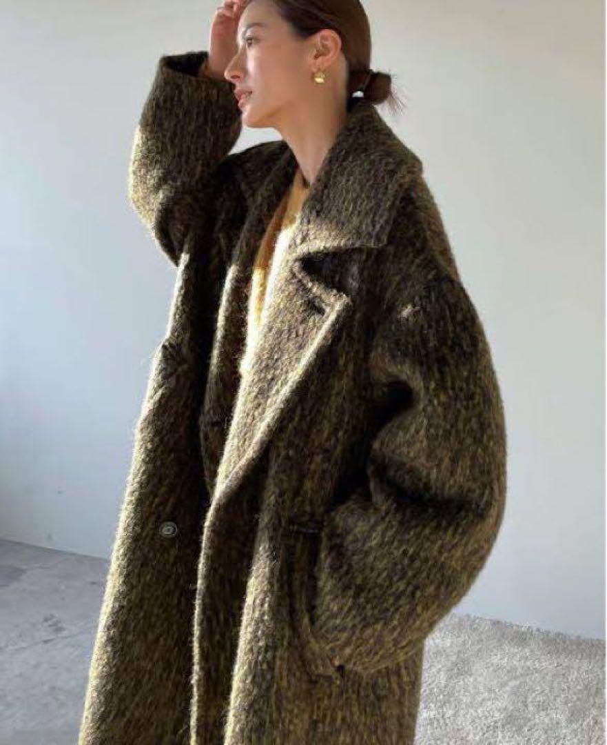 CLANE】MIX SHAGGY LADY COAT Shaggy Coat