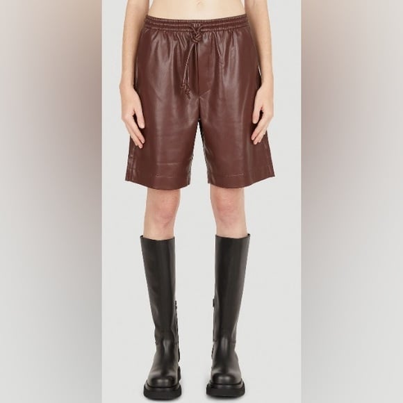 NWT NANUSHKA Munira Karate Shorts Faux leather Size M