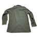 Vintage Military Uniform Long Sleeve Button Down Shirt Top Flag Patches Large