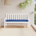 Blue Outdoor Bench Cushion – Durable Oxford Fabric, Hollow Fiber Filled #M-38134