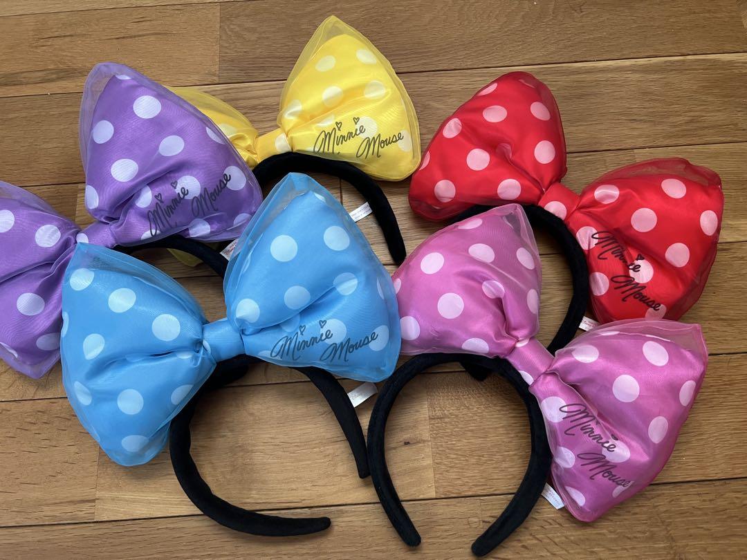 Minnie Big Ribbon Headband 5-Color Set