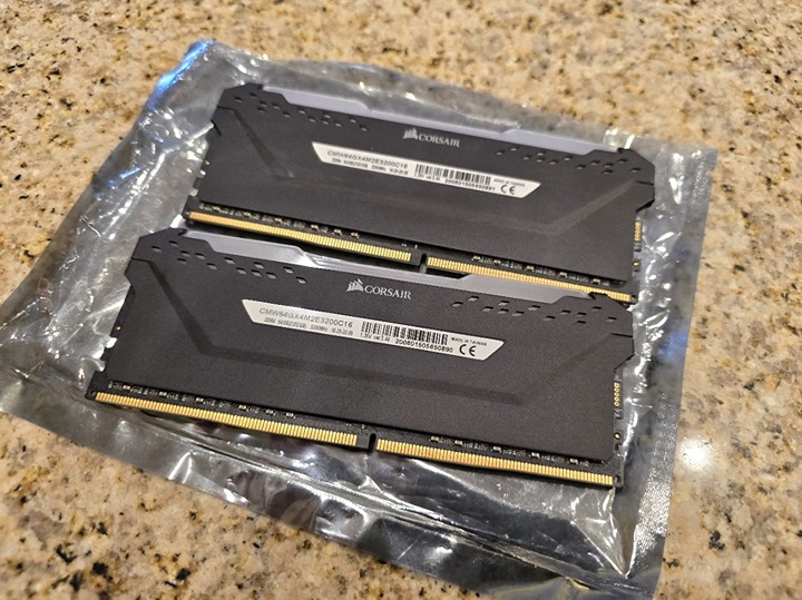 Corsair Vengence RGP Pro DDR4 64GB (32x2) 3200MT/s