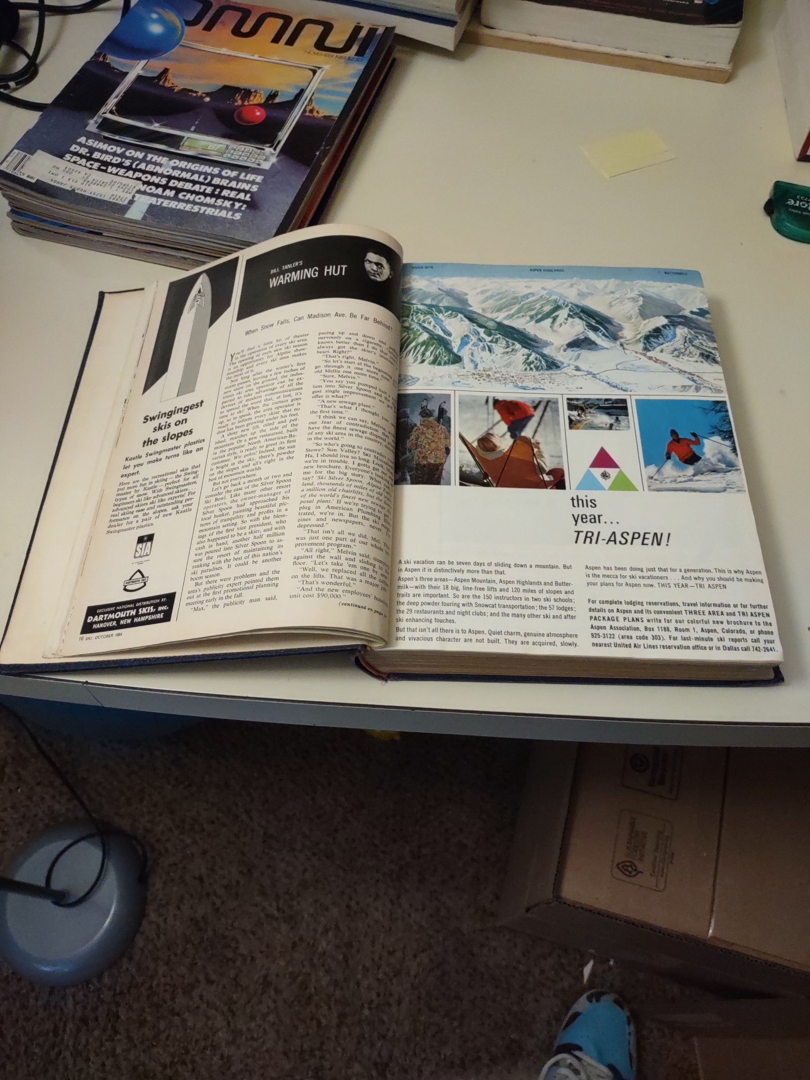 Antique skiing book 1964 1965