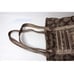 Coach Poppy Op Art Glam Tote Khaki Gold