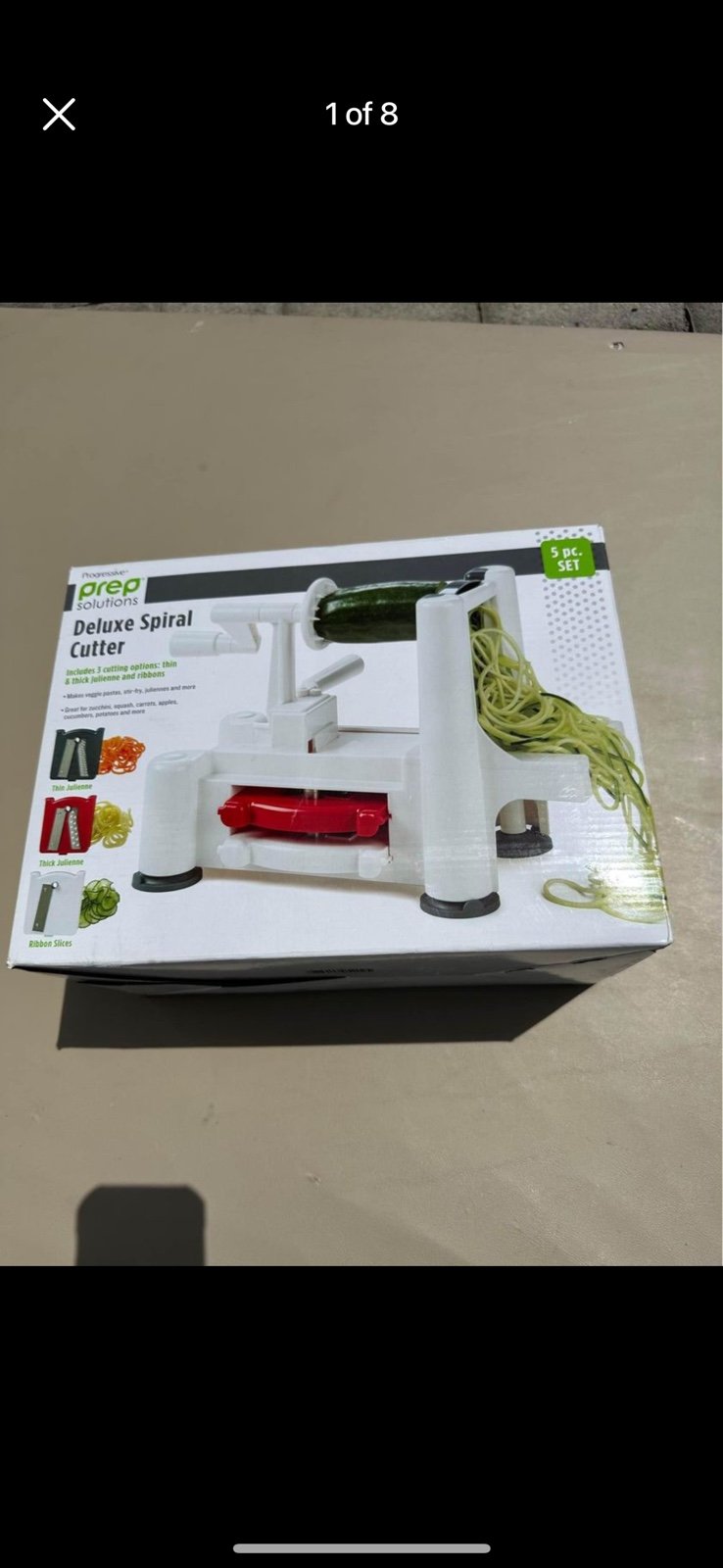 Spiralizer 5-Blade Vegetable Slicer - Strongest and Heaviest Spiral Slicer - Veg