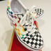 NIB Vans rainbow checkardboard 13C Rare