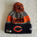 New Era NFL Chicago Bears Beanie Hat with Pompom