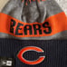 New Era NFL Chicago Bears Beanie Hat with Pompom