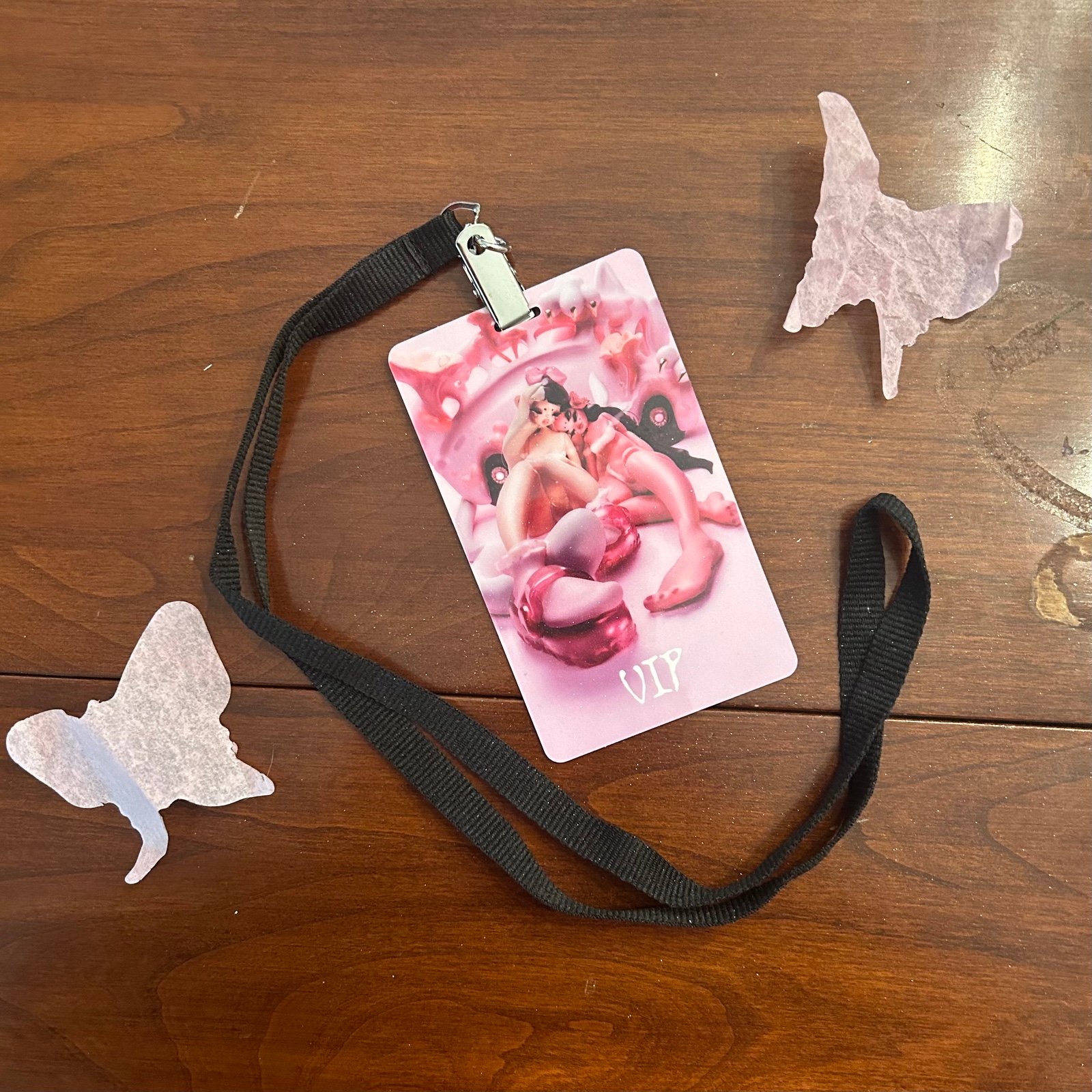 MELANIE MARTINEZ TRILOGY TOUR VIP LANYARD AND CONFETTI