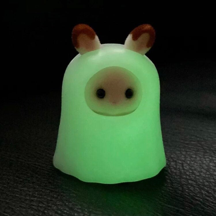 Glow in the Dark Calico Critters Baby Costume Series RARE Ghost Rabbit