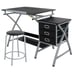 Adjustable Drawing Desk Drafting Table MDF Top Art Craft with Drawers and Stool