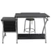 Adjustable Drawing Desk Drafting Table MDF Top Art Craft with Drawers and Stool
