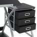 Adjustable Drawing Desk Drafting Table MDF Top Art Craft with Drawers and Stool