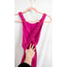 Peter Som Hot Pink Tiered Barbiecore Cross Back Semi Formal Summer Midi Dress 6
