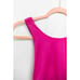 Peter Som Hot Pink Tiered Barbiecore Cross Back Semi Formal Summer Midi Dress 6