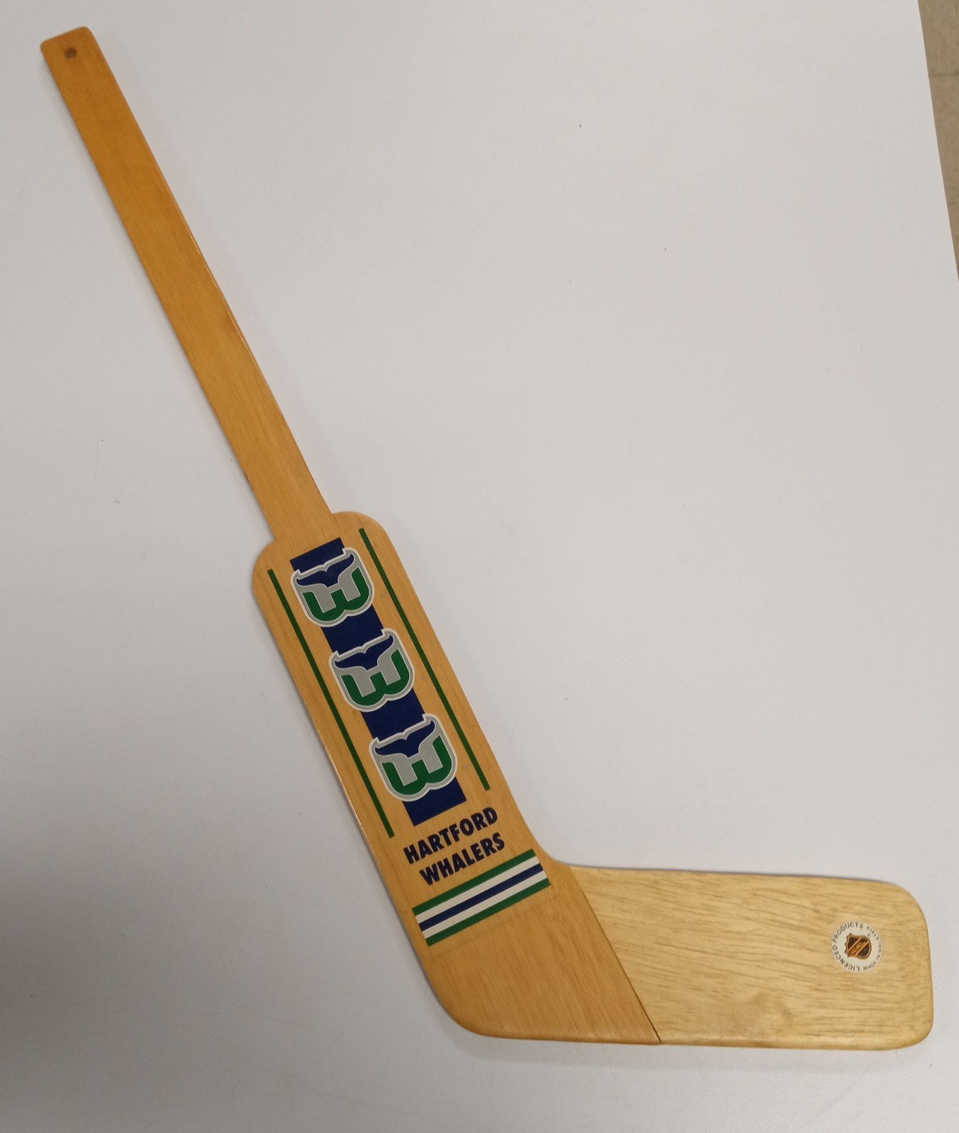 Vintage Hartford Whalers Souvenir Mini Hockey Stick