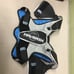 Maverik Youth Lacrosse Charger Shoulder Pads, Black/Silver, Large