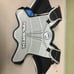 Maverik Youth Lacrosse Charger Shoulder Pads, Black/Silver, Large