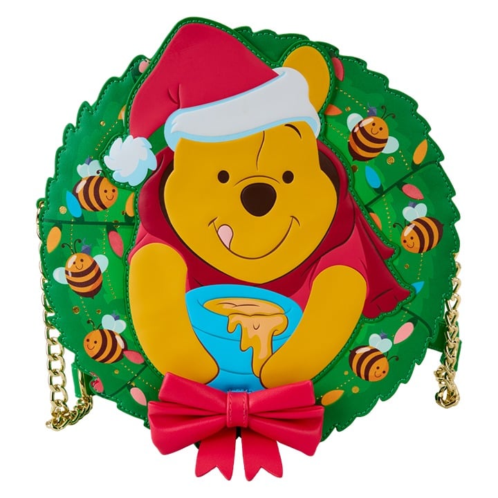 NWT✨✨Winnie The Pooh Stuck In Wreath Glow Crossbody Bag