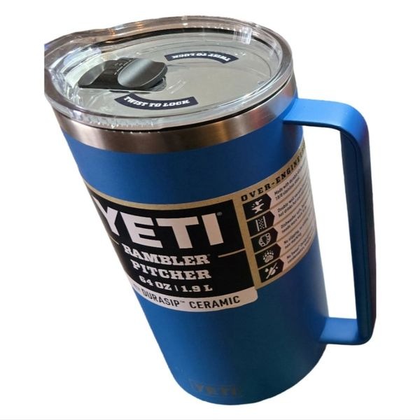 YETI Rambler 64 oz Pitcher BIG WAVE BLUE. NWT