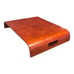 Wood Sleigh Bed Couch Lap Desk Dining Tray Curved Handles 20 x15 x3.5