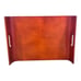Wood Sleigh Bed Couch Lap Desk Dining Tray Curved Handles 20 x15 x3.5