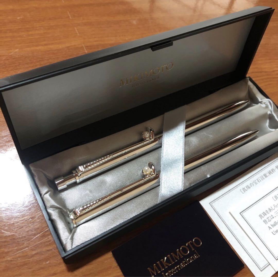 Mikimoto Mechanical Pencil Ballpoint Pen Golf Putter Sharp Pencil Pearl