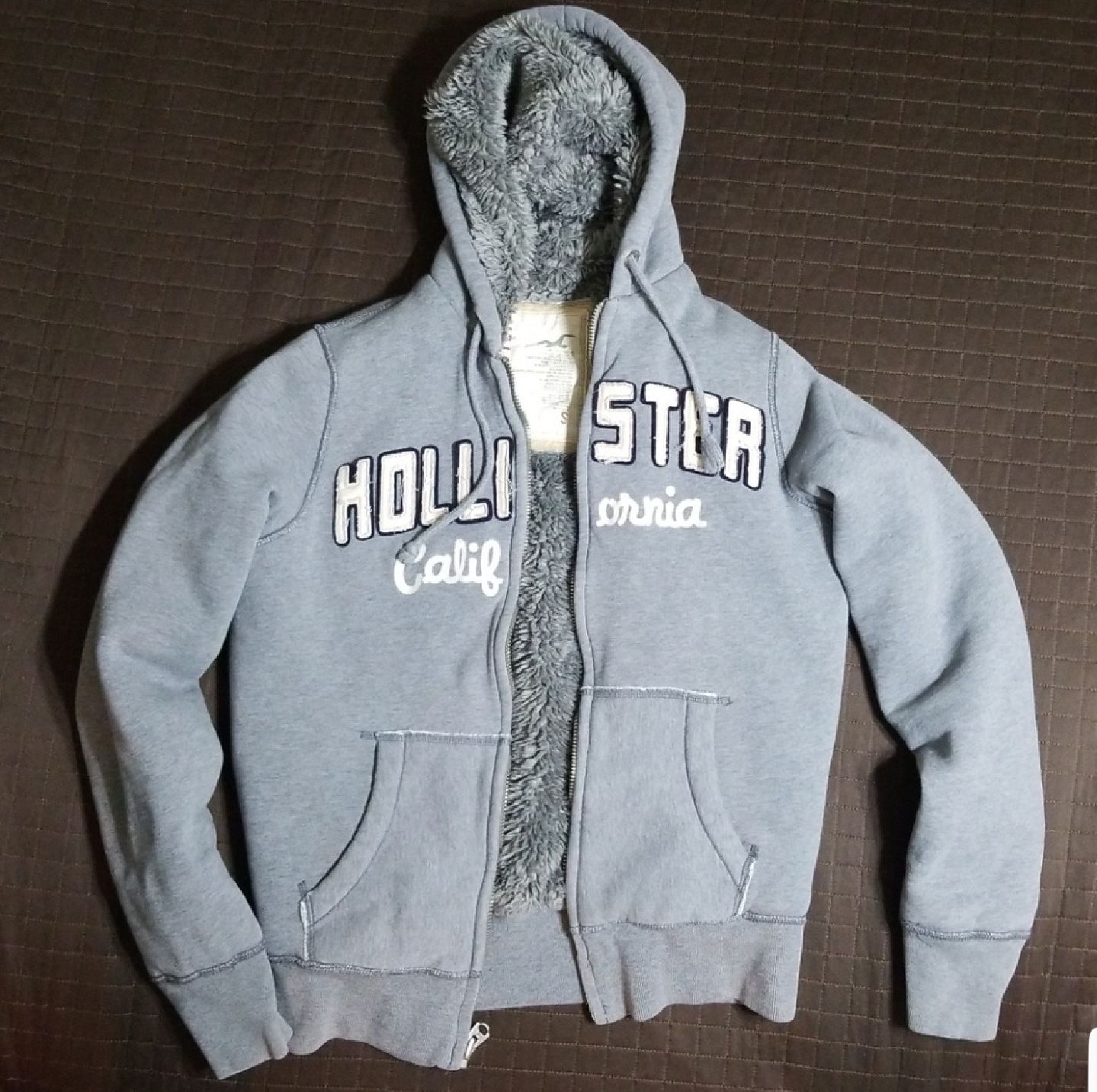 Hollister Full Zip Hoodie Sweater Jacket