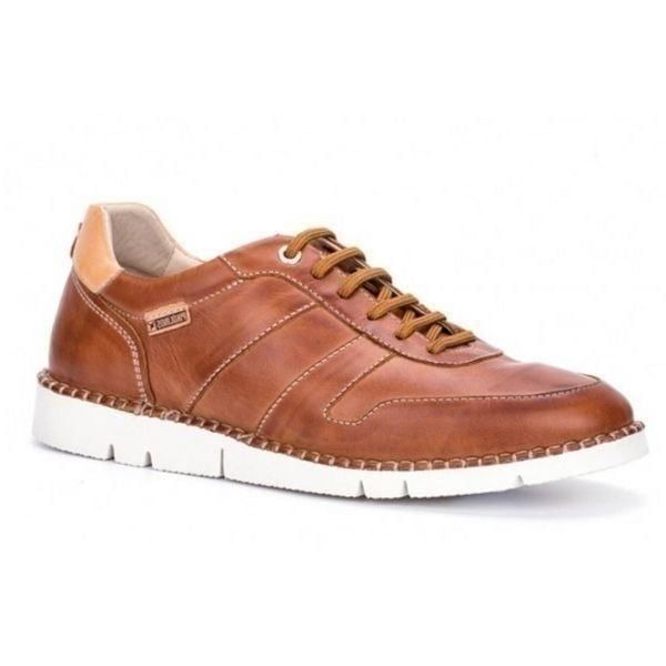 PIKOLINOS Brown Lace Up Leather Sneaker Size 45