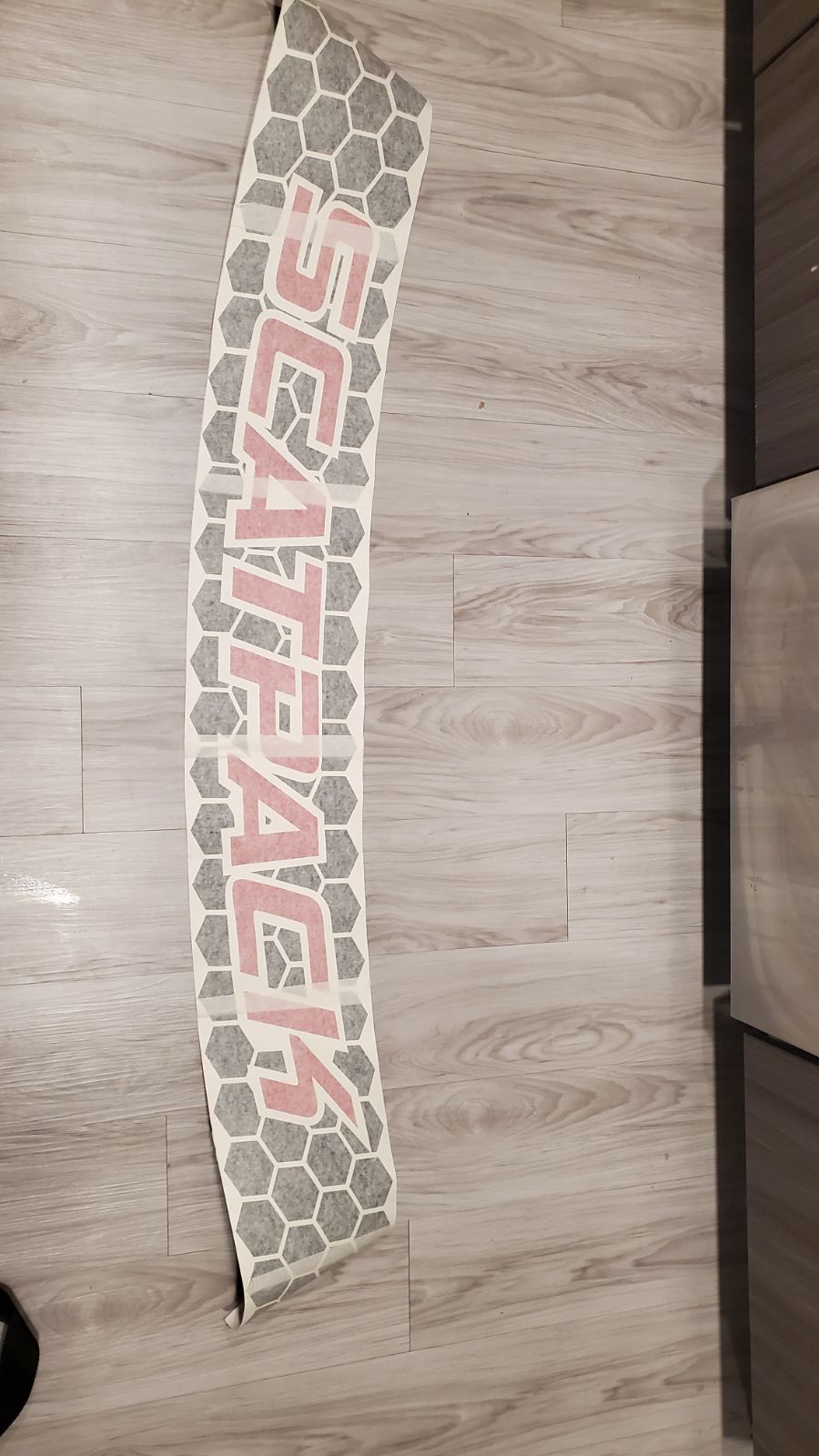 Dodge Challenger window banner